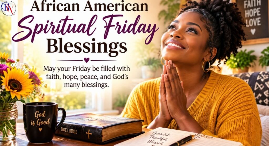 African American spiritual Friday blessings